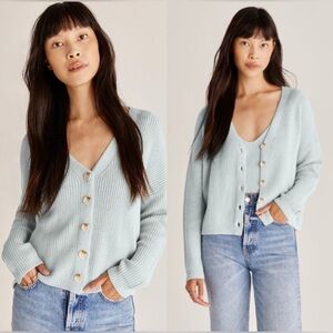 Z Supply Morgan Knit Cardigan XL cotton‎ grandfather sweater EVEREVE